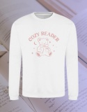 Bluza z nadrukiem Cozy Reader