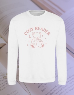 Bluza z nadrukiem Cozy Reader