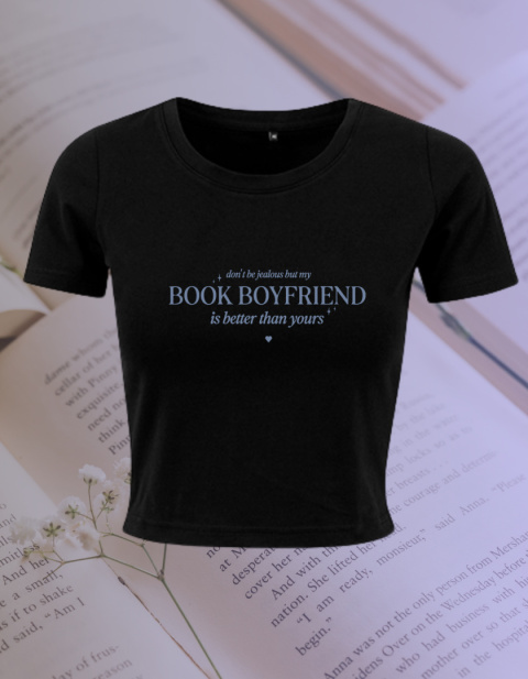 Crop Top Book Boyfriend Crop Top Book Boyfriend