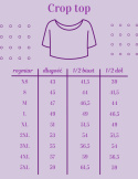 Crop Top Fikcyjny facet