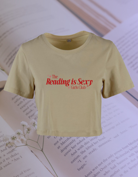 Crop Top Reading is sexy Crop Top Reading is sexy