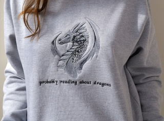 Bluza Reading about dragons