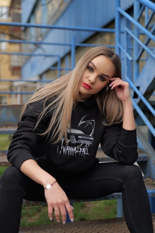 Bluza oversize I wanna fall