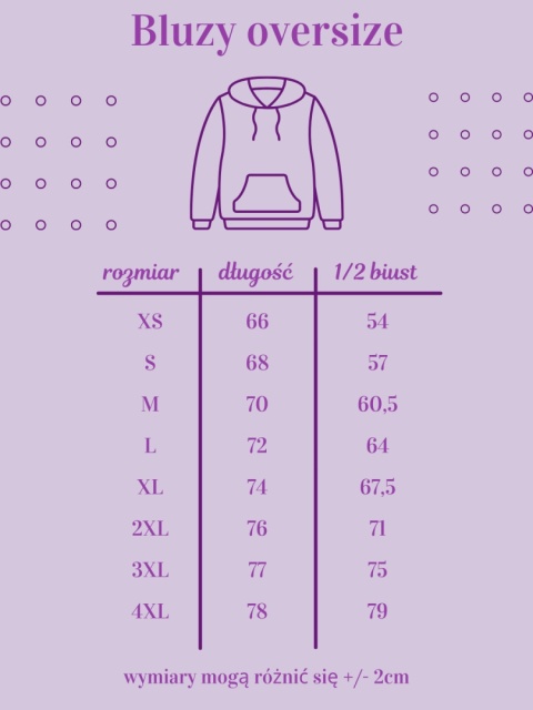 Bluza oversize z nadrukiem Lea&Raise