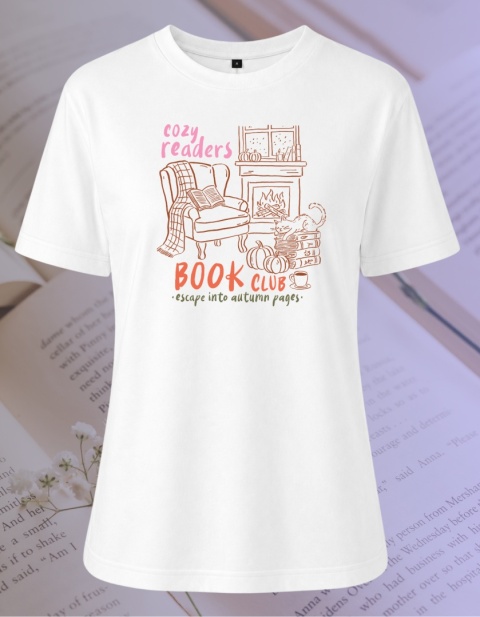 Koszulka Cozy Autumn Reader