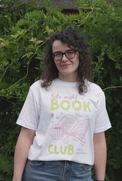 Koszulka Late night book club