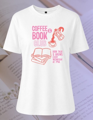 Koszulka Coffee Book Club