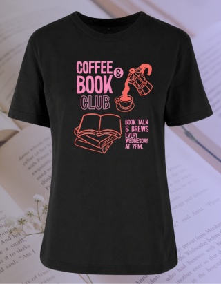 Koszulka Coffee Book Club