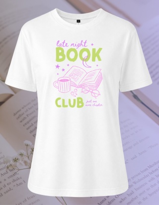 Koszulka Late night book club