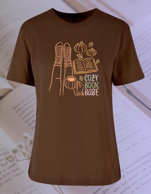 Koszulka Cozy Book Babe