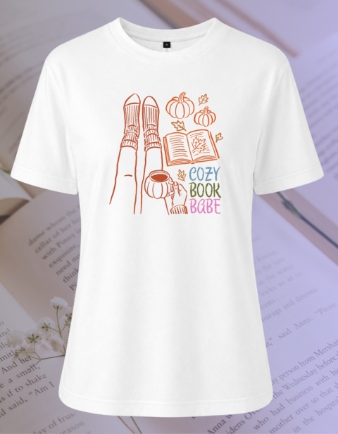 Koszulka Cozy Book Babe