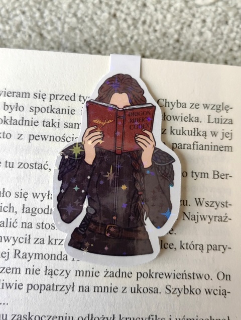 Zakładka magnetyczna smocza jeźdczyni